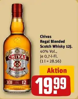 REWE Chivas Regal Blended Scotch Whisky 12j. Angebot