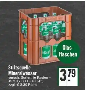 Edeka Stiftsquelle Mineralwasser Angebot