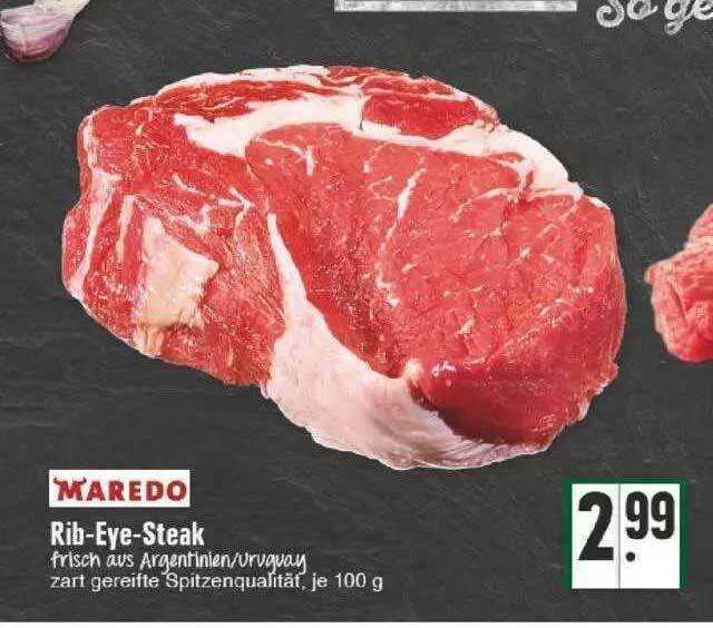 Maredo Ribeyesteak Angebot bei Edeka