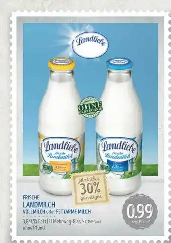 Edeka Struve Landmilch Vollmilch Oder Fettarme Milch Landliebe Angebot