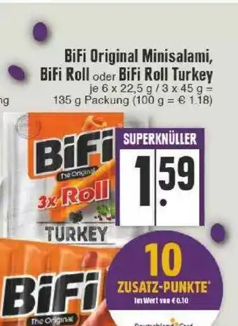 Edeka Bifi Original Minisalami Bifi Roll Oder Bifi Roll Turkey Angebot