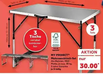 Kaufland My Project Mehrzwecktisch-set Angebot