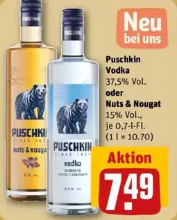 REWE Puschkinn Vodka Angebot