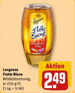 REWE Langnese Flotte Biene Wildblütenhonig Angebot