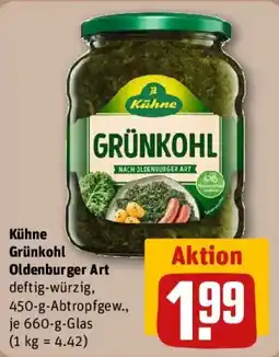 REWE Kühne Grünkohl Oldenburger Art Angebot