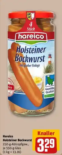 REWE Hareico Holsteiner Bockwurst Angebot