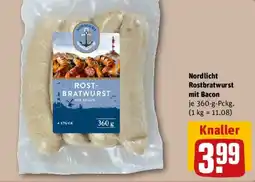 REWE Nordlicht Rostbratwurst mit Bacon Angebot