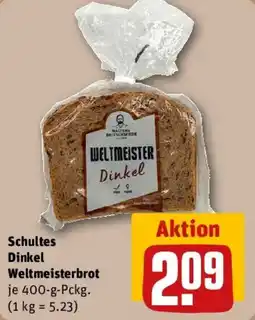 REWE Schultes Dinkel Weltmeisterbrot Angebot