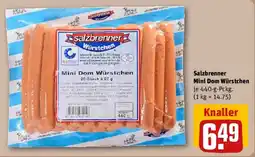 REWE Salzbrenner Mini Dom Würstchen Angebot