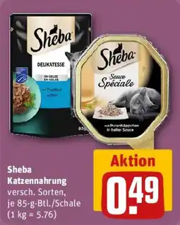REWE Sheba Katzenfutter Angebot