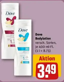 REWE Dove Bodylotion Angebot