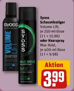 REWE Syoss Schaumfestiger Volume Lift Angebot