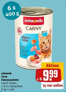 REWE animonda Carny Katzen Nassfutter Angebot