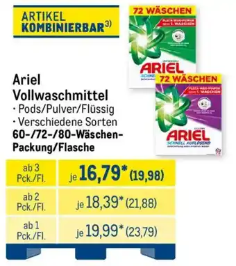Ariel Vollwaschmittel