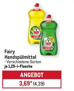 METRO Fairy Handspülmittel Angebot