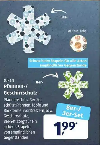 Aldi Süd Pfannen-/Geschirrschutz Angebot