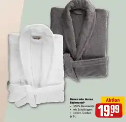 REWE Damen oder Herren Bademantel Angebot