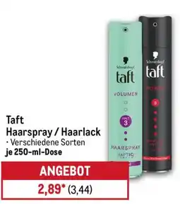 METRO Taft Haarspray / Haarlack Angebot