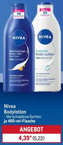 METRO Nivea Bodylotion Angebot