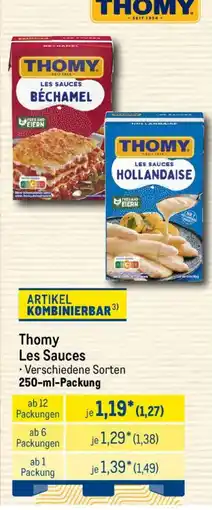 METRO Thomy Les Sauces Angebot