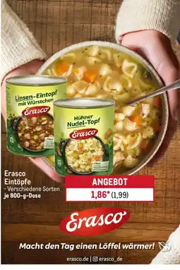 METRO Erasco Eintöpfe Angebot