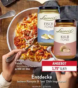 METRO Lacroix Fonds Angebot