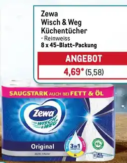 METRO Zewa Wisch & Weg Küchentücher Angebot