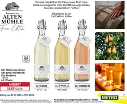 METRO Alte Mühle Fass Edition Alte Birne/Alte Marille/Alte Himbeere Angebot