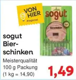 Konsum Leipzig sogut Bierschinken Angebot