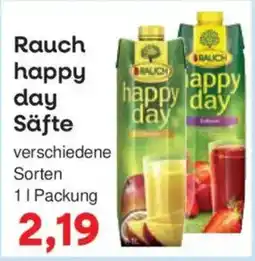 Konsum Leipzig Rauch happy day Säfte Angebot