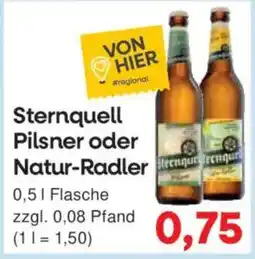 Konsum Leipzig Sternquell Pilsner oder Natur-Radler Angebot