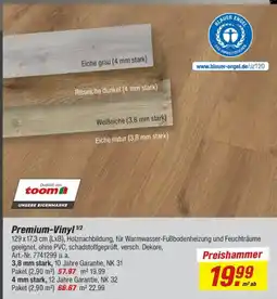 toom Baumarkt Premium-Vinyl 1/2 Angebot