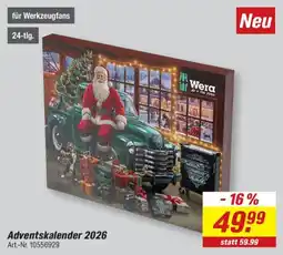 toom Baumarkt Wera Adventskalender 2026 Angebot
