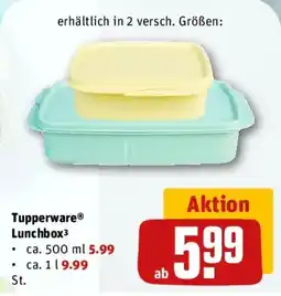 REWE Tupperware Lunchbox Angebot