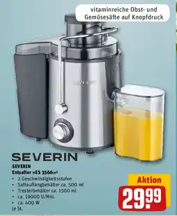 REWE SEVERIN Entsafter »ES 3566« Angebot