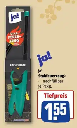 REWE ja! Stabfeuerzeug Angebot