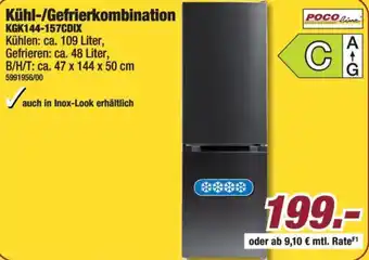 POCO line Kühl-/Gefrierkombination