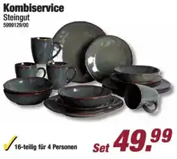 Poco Kombiservice Steingut Angebot