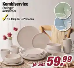 Poco Kombiservice Steingut Angebot