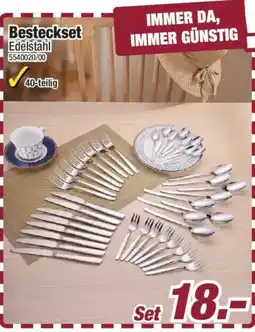 Poco Besteckset Edelstahl Angebot