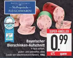 E-Center Bayerischer Bierschinken-Aufschnitt Angebot