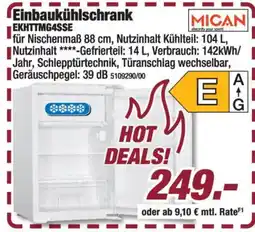 Poco Einbaukühlschrank Mican Angebot
