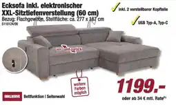 Poco Ecksofa inkl. elektronischer XXL-Sitztiefenverstellung Angebot
