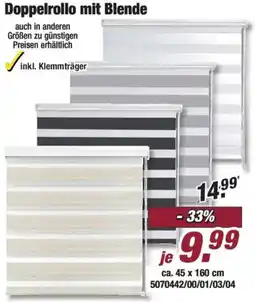 Poco Doppelrollo mit Blende Angebot