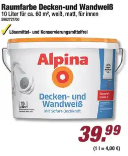 Poco Alpina Decken- und Wandweiß Angebot
