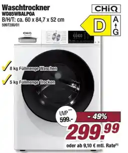 Poco Waschtrockner CHIQ Angebot