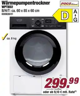 Poco Wärmepumpentrockner WPT8D2 Angebot