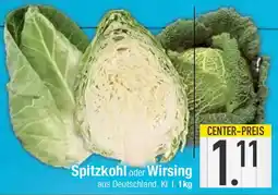 E-Center Spitzkohl oder Wirsing Angebot
