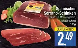 E-Center Spanischer Serrano-Schinken Angebot