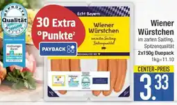 E-Center Wiener Würstchen Angebot